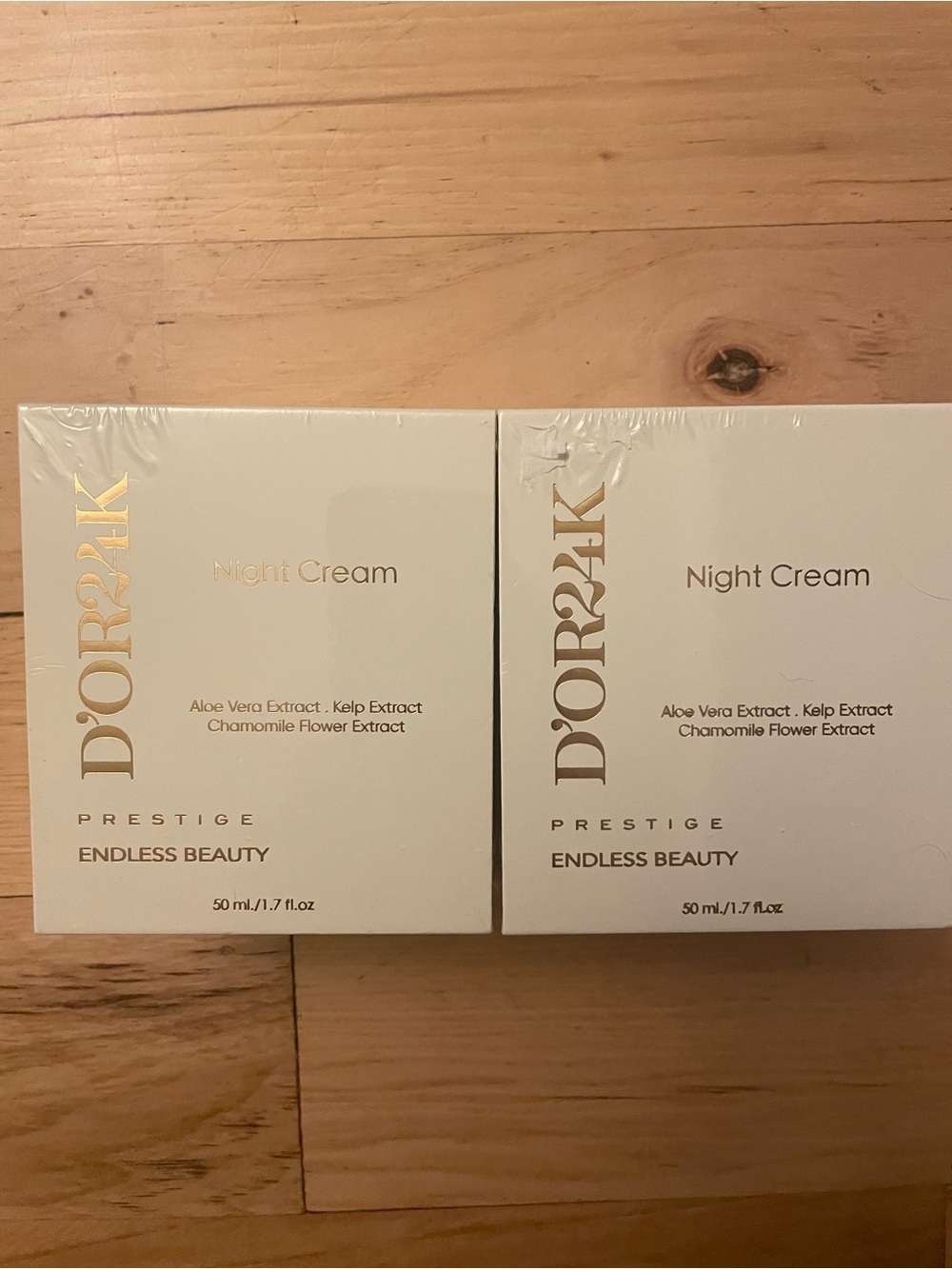 D’OR24K Prestige Endless Beauty Night Cream - lot of 2